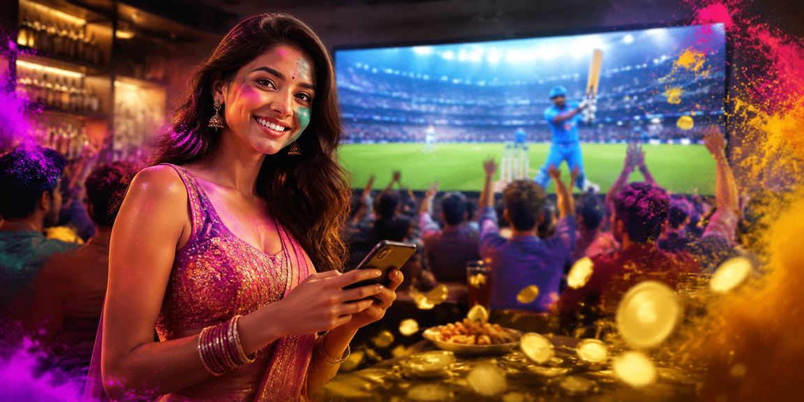 Live Casino gaming in India with festive Holi vibes